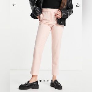 NWT! TOPSHOP CIGARETTE PANTS IN BLUSH!